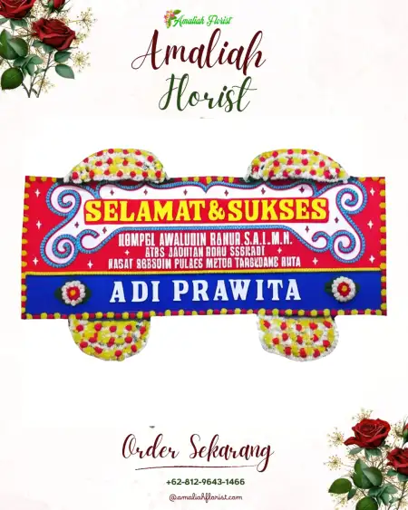 Papan Bunga Ucapan Selamat Menayu